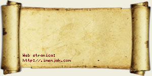 Mina Čokov vizit kartica